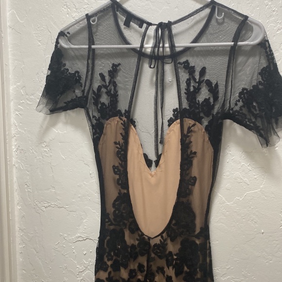 Black Cocktail Dress - Picture 4 of 6